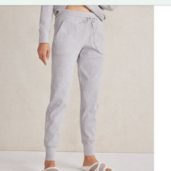 Haven Well Within Velour Ribbed Joggers, Sz M - Picture 3 of 10